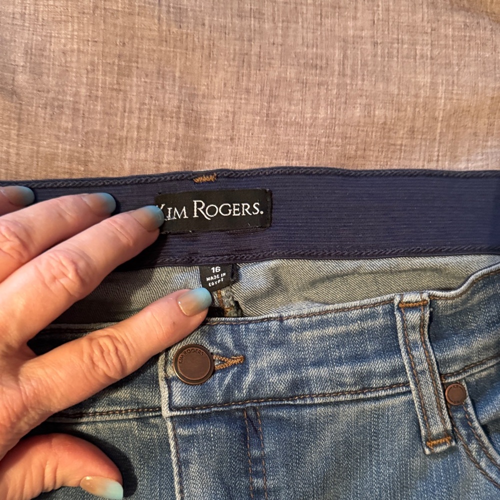 Kim Rogers Light Blue Denim Pants